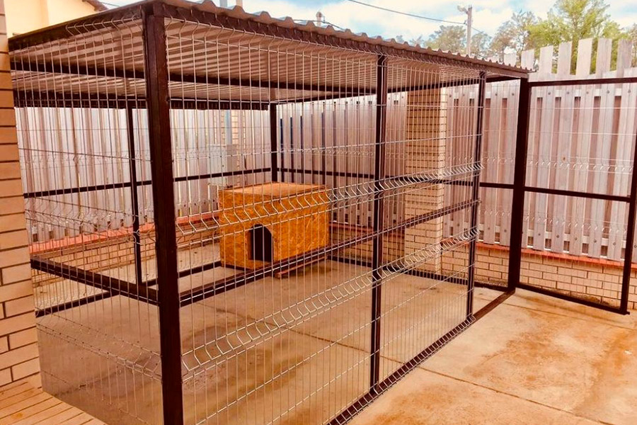Фото вольера для собак 3x2 м Фото вольера для собак 3x2 м