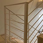 Фото сварные ограждения для лестницы в доме пс-028 от ПерфоГрад