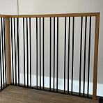 Фото сварное ограждение для лестницы в доме пс-025 от ПерфоГрад