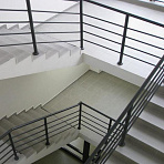 Фото перила лестничной площадки сварные пс-016 от ПерфоГрад